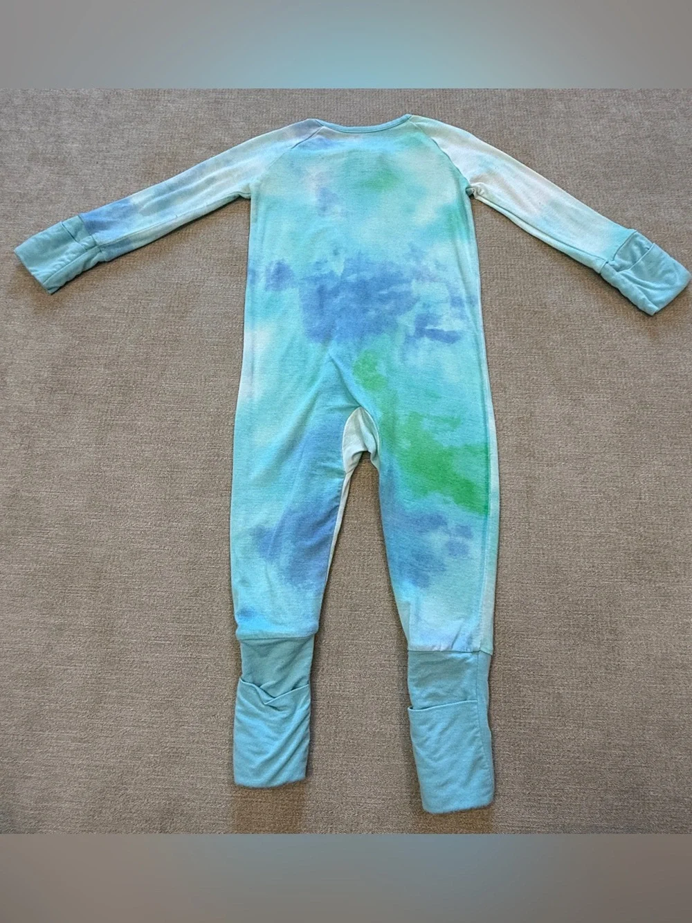 Little Sleepies Tidepool Watercolor Zippy 3-6 Months